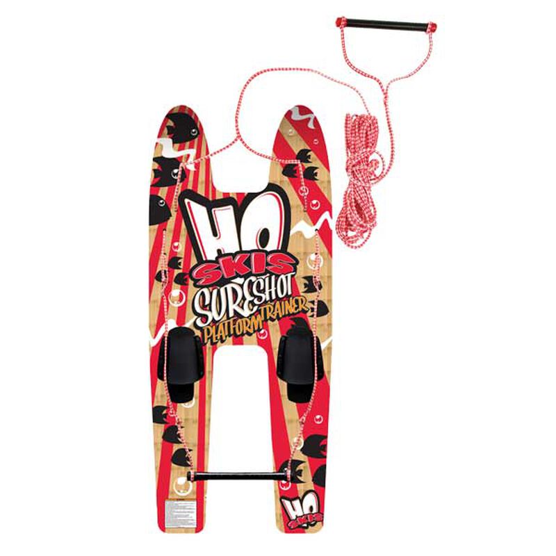 HO SPORTS Sure Shot Platform Trainer Ski with Rope West Marine