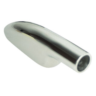 Chrome Plated Zamac End -Bottom Mounted 90&deg;, 7/8" Tube Outside Dia.