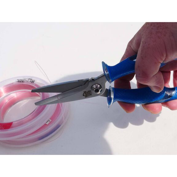 8" Titanium Bonded Fishing Snips image number 5