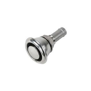 Stainless Steel Straight Flush Fuel Vent with Shield