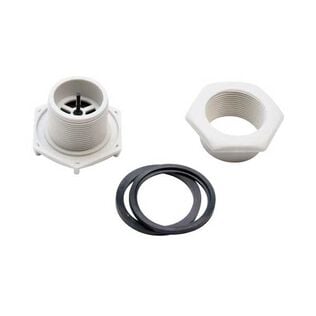 Drain/Plug Assembly for Inflatable Boat, Hexagon, Gray