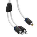 RCA Marine Grade Tinned 100% Copper OFC Y Connector 1 Female  to 2 Male image number 1
