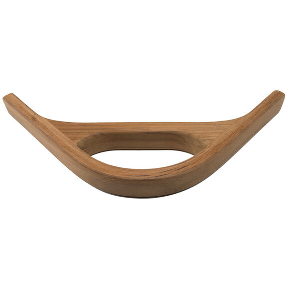 Teak Track Corner with Hand Hold Bulkhead Molding, 3/4" image number 2