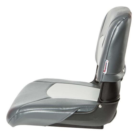 All-Weather Folding Seat, High Back, Charcoal/Gray image number 4