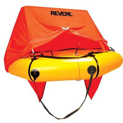 Coastal Compact 4-Person Life Raft Valise with Canopy
