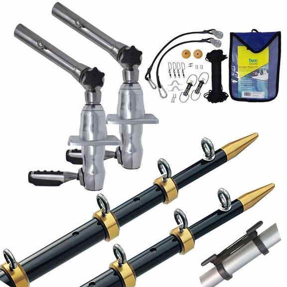 GS280 Outrigger Kit with 15' Black/Gold Poles image number 0