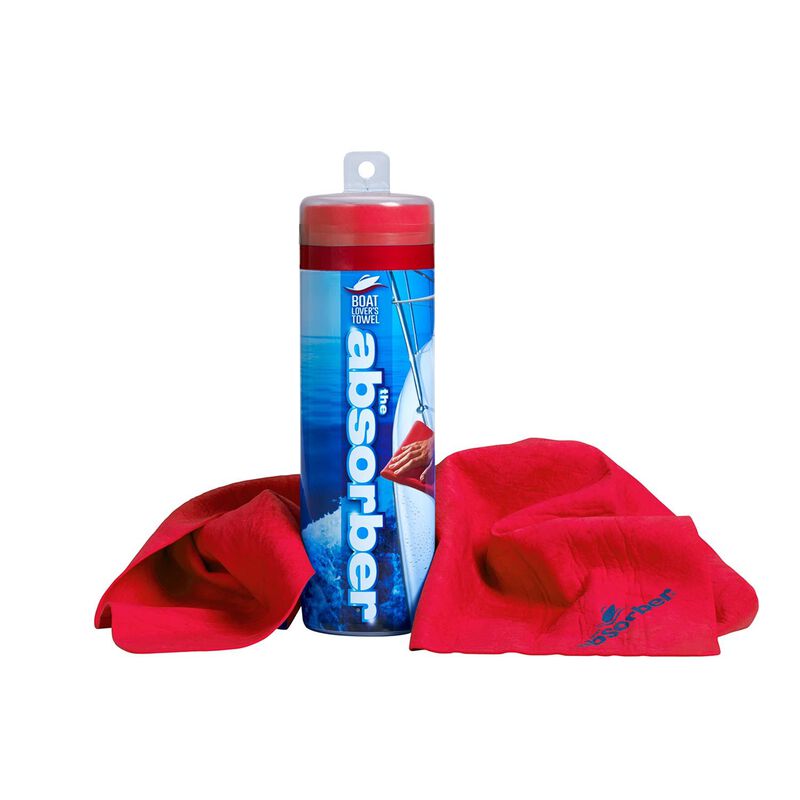 The Absorber High-Performance Synthetic Chamois Red image number 0