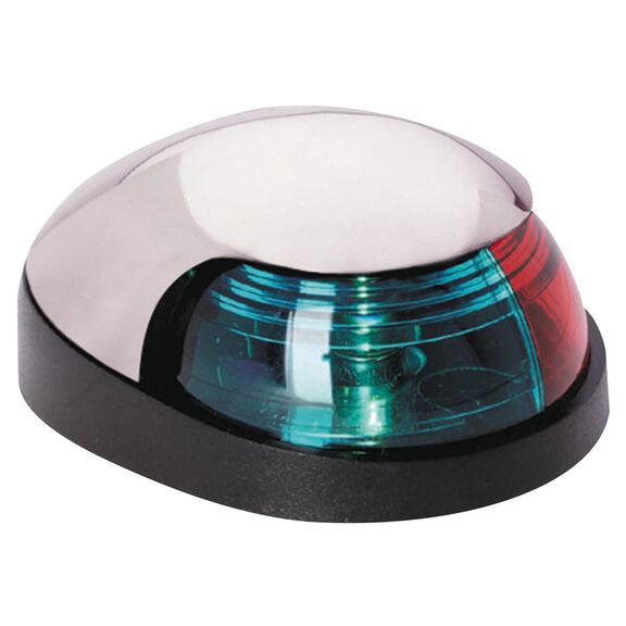 Quasar Deck Mount Bi-Color Navigation Light, Chrome Housing image number 0