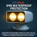 SEAFLO 03 Series 100W Remote Control Halogen Boat Searchlight, White image number 8