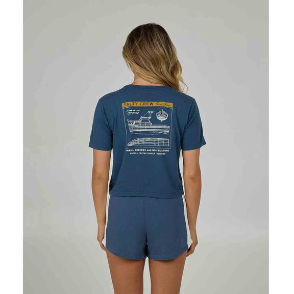 Women's Boat Shop Crop Shirt image number 0