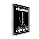 A Bad Day Fishing Poster, Black image number 1
