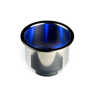 LED Lighted Recessed Cup Holder, Blue