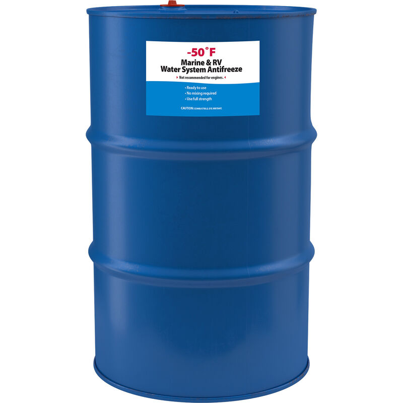 -50°F Marine & RV Water System Glycol/Alcohol Antifreeze, 55 Gallon image number null