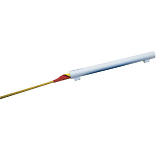 Crew Overboard White Plastic Flag Tube