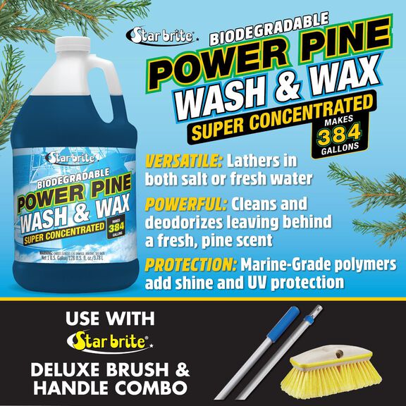 POWER PINE WASH & WAX GAL image number 2