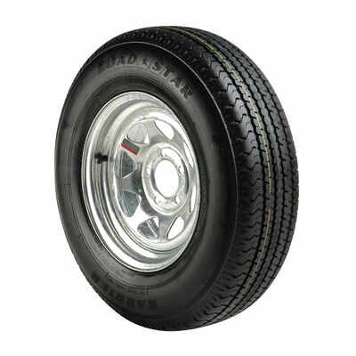 ST215/75 R 14 Radial Tire and Galvanized Spoke Rim with 5 x 4.5 Bolt Patern