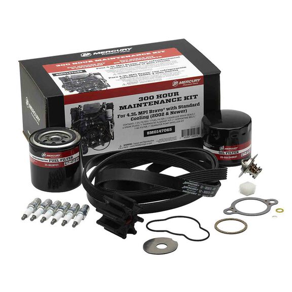 300 Hour Maintenance Kit MerCruiser 4.3L MPI Engine with Bravo Sterndrive image number 0