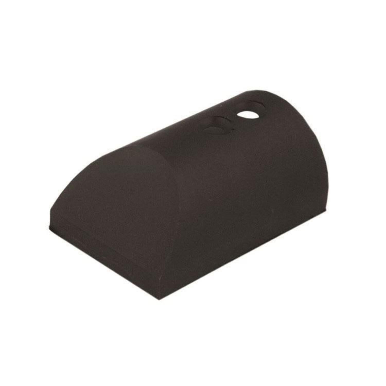 TACO MARINE Rub Rail End Cap, Small, Black, Nylon