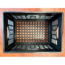 24 Quart Heavy-Duty Black Milk Crates for Storage, Organization, 18.75" x 13" x 11" image number 3
