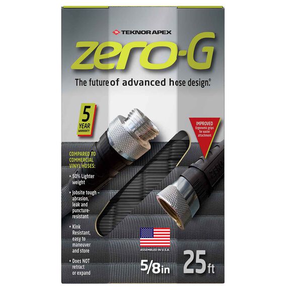 25' Zero-G Water Hose, 5/8" image number 0