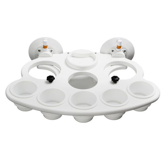 Party Barge Vertical Drink Holder, White image number 0