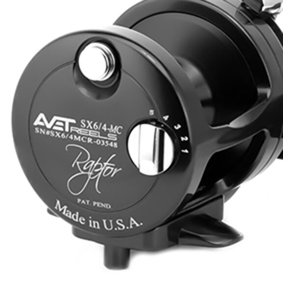SX 6/4 Raptor 2-Speed Lever Drag Casting Reel image number 3