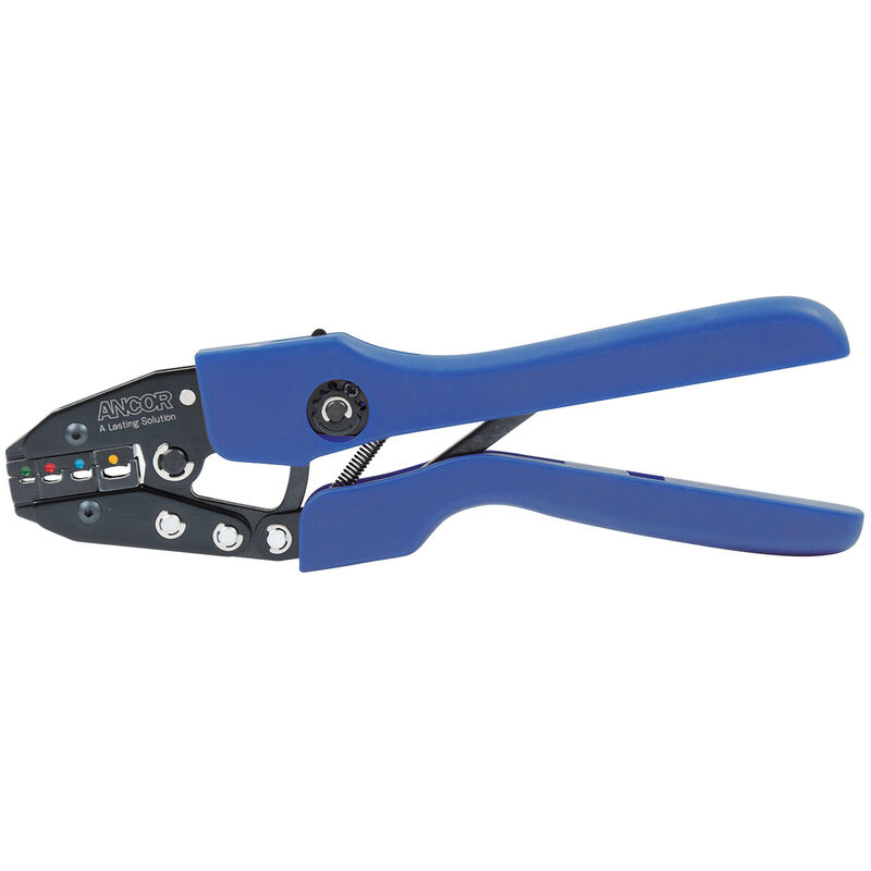 Double Crimp Ratcheting Wire Terminal Crimper image number null