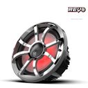 Wet Sounds REVO CX-10 XS-G-SS S2 10-inch High Output Component Style Coaxial Speakers with XS-Gunmetal Stainless Steel RGB Grilles image number 2