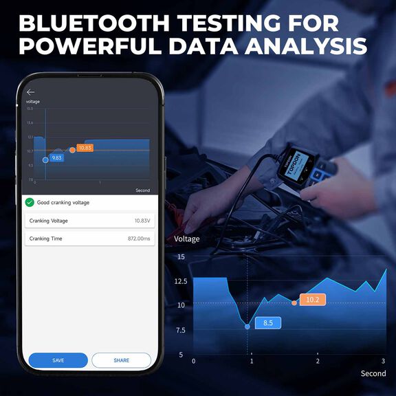 Bluetooth 12V Battery & System Tester image number 7