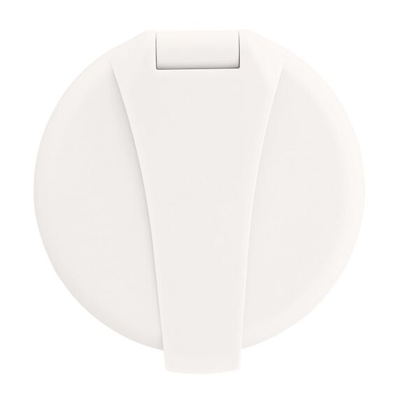 Recessed Shower Warm White Cup & Lid, Small Warm White Sprayer, 10' White Rubber Hose image number 7