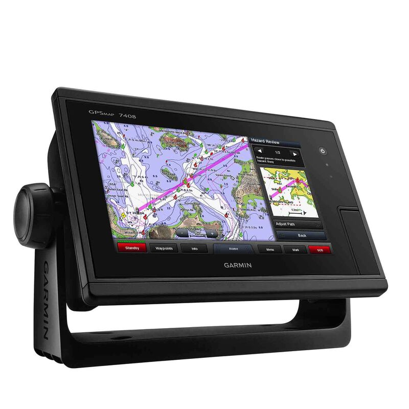 GPSMAP 7408 Multifunction Display with Worldwide Basemap Charts image number 0