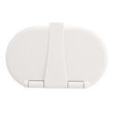 Aidack Transom Shower Hot/Cold Mixer, Warm White Cup & Lid, Small Warm White Sprayer, 10' White Rubber Hose, Chrome Aidack Handle image number 7