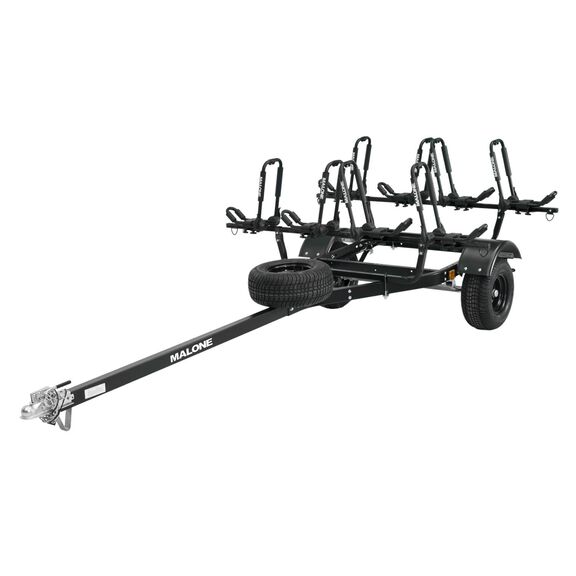 MicroSport Off-Road 4 Kayak Trailer Package (4 Sets FoldAway-J, Spare Tire) image number 0
