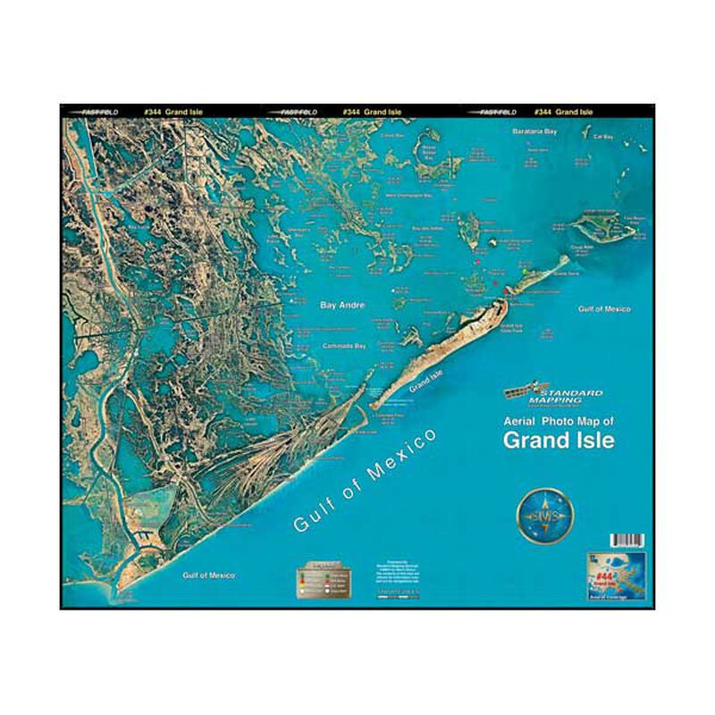 Grand Isle, Louisiana Laminated Map image number 0