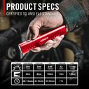 Slayer Pro Rechargeable 1150 Lumen Flashlight, Red image number 2