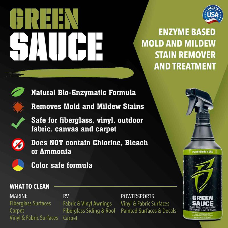 Green Sauce Enzyme Based Mold & Mildew Stain Remover & Treatment image number 2