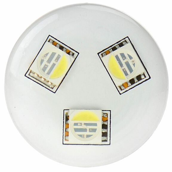 Three LED Mini Stick-On Light with Self Adhesive Backing, White image number 0