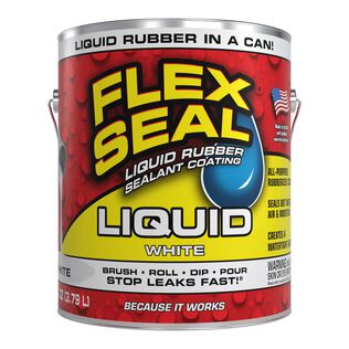 Flex Seal Liquid, White, Gallon