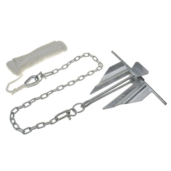 Slip Ring Anchor Kit, Galvanized, 5 lb. image number 0