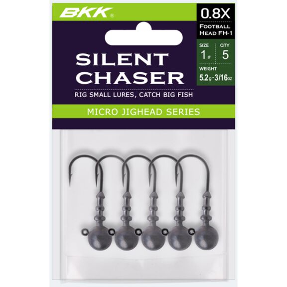 Silent Chaser - Football-Head Jig Heads image number 0