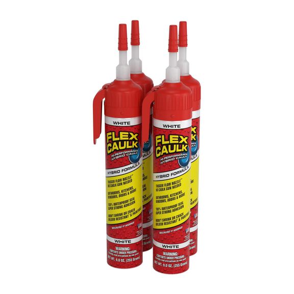Flex Caulk&trade; Hybrid White, 9oz. 4-Pack image number 0