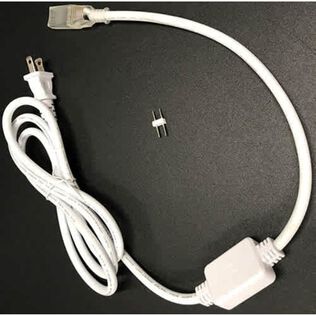 Connector Kit for Neon LED Rope Light, 120VAC - includes connector, in-line rectifier, and 6' cord