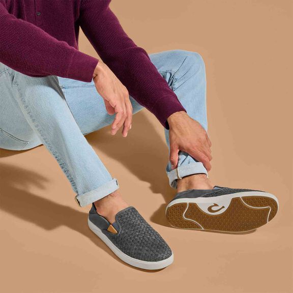 Men's Lae'ahi Lauhala Slip-On Shoes image number 6