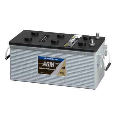 Group 8D Dual-Purpose AGM Battery, 245 Amp Hours