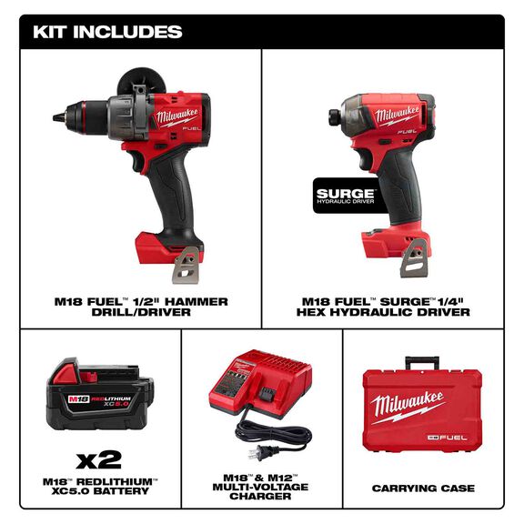 M18 FUEL&trade; 2 Tool Combo Kit image number 1