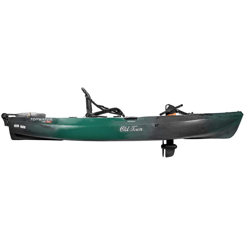 OLD TOWN Topwater 106 SitOnTop PedalDrive Angler Kayak West Marine
