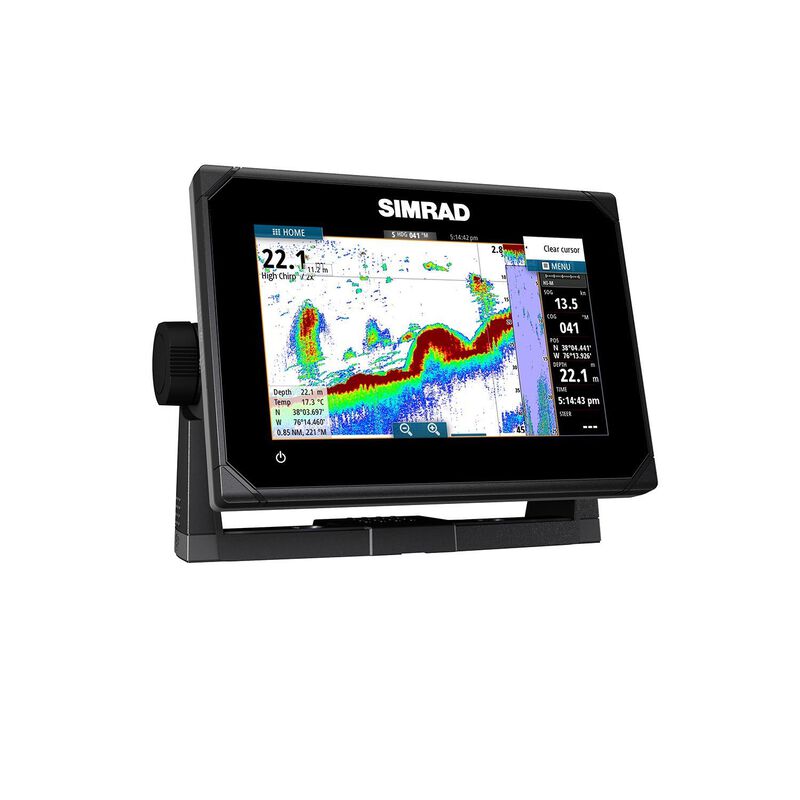 GO7 XSE Fishfinder/Chartplotter Navigation Display with TotalScan™ Transducer and Insight Charts image number 3