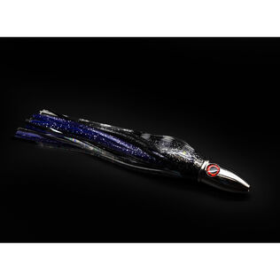 Small Stainless Bullet Head Black/Purple Rigged