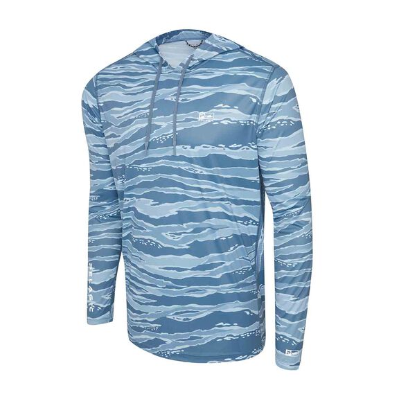 Men's Vaportek Wahoo Camo Hooded Shirt image number 4