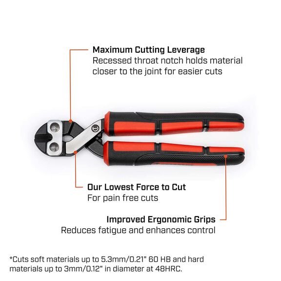 6 1/2" Compact Wire/Cable Cutter image number 2